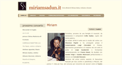 Desktop Screenshot of miriamsadun.it