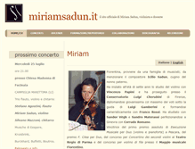 Tablet Screenshot of miriamsadun.it